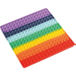 Motorikos spaudimo lenta vaivorykštė 30 cm
