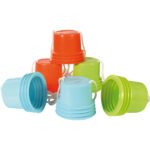 Plastikiniai dubenėliai dažams ir klijams