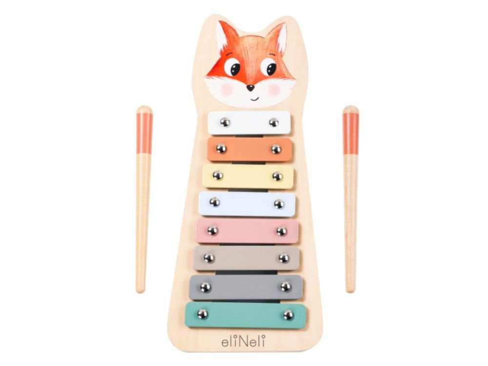 Medinis vaikiškas ksilofonas - Lapė