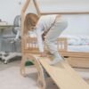 Medinės sūpynės Šeši viename su dvipuse lenta