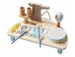 Medinis veiklos stalas su muzikiniais elementais