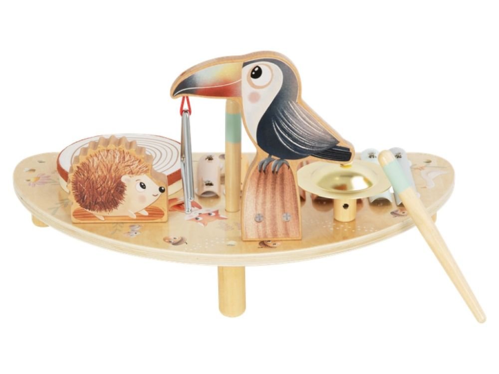 Muzikinis stalas vaikams su gyvūnais – Penki viename