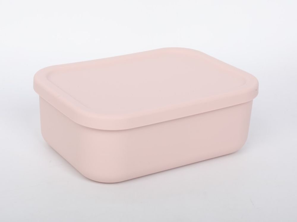 Pietų dėžutė su buteliuku, rožinė
