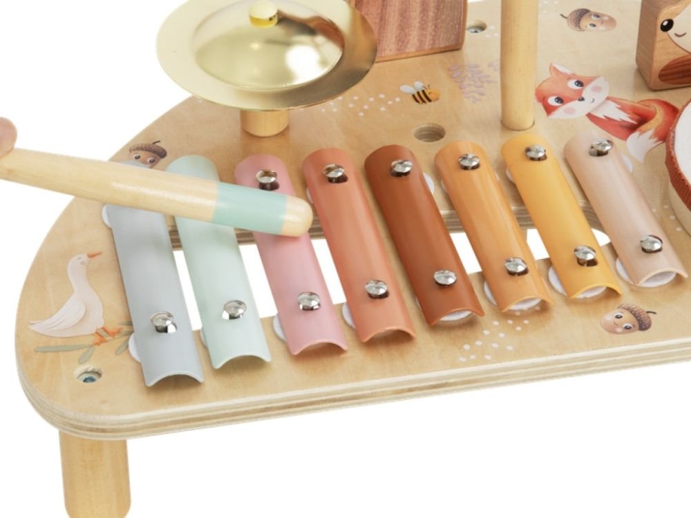 Muzikinis stalas vaikams su gyvūnais – Penki viename