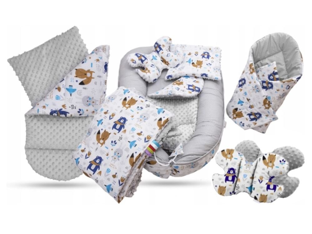 Lovytės komplektas - 7 dalių rinkinys "Boho gyvūnai"