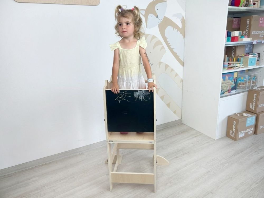 Daugiafunkcinis mokymosi bokštelis su liūtu