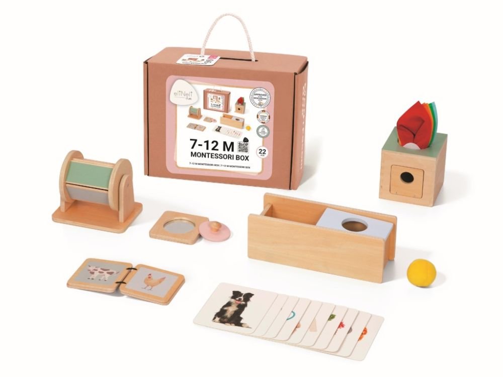 Edukacinė dėžutė kūdikiams 7–12 mėn.