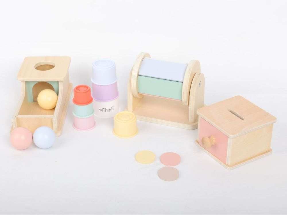 Montessori lavinamųjų žaislų rinkinys vaikams