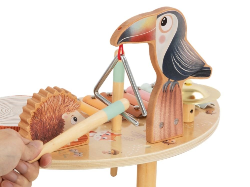 Muzikinis stalas vaikams su gyvūnais – Penki viename