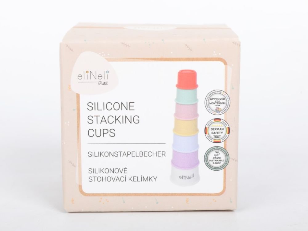 Sulankstomų silikoninių puodelių rinkinys