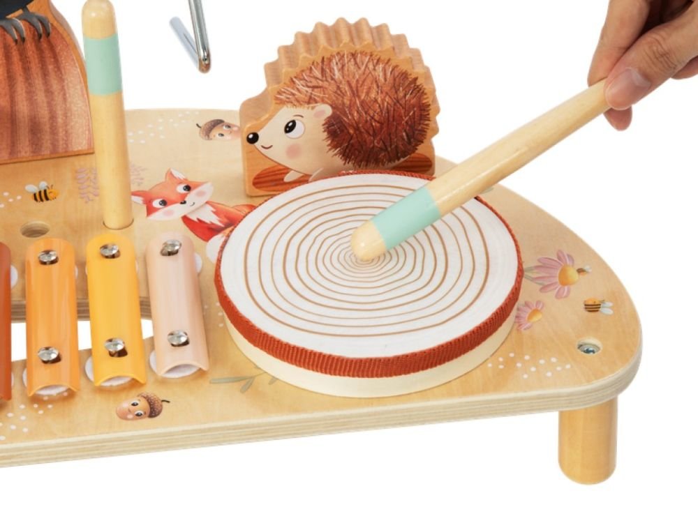 Muzikinis stalas vaikams su gyvūnais – Penki viename