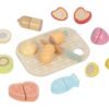 Medinių pjaustomų maisto produktų rinkinys