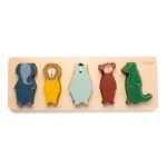 Medinės sūpynės vaikams Šeši viename su lenta ir kėde