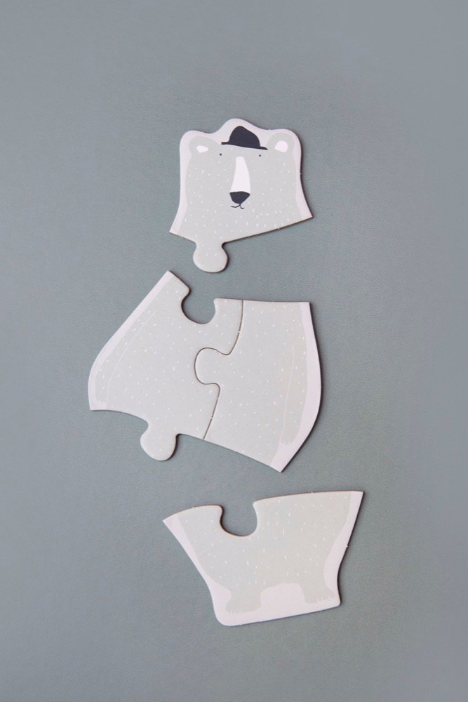 Gyvūnų formos galvosūkių rinkinys