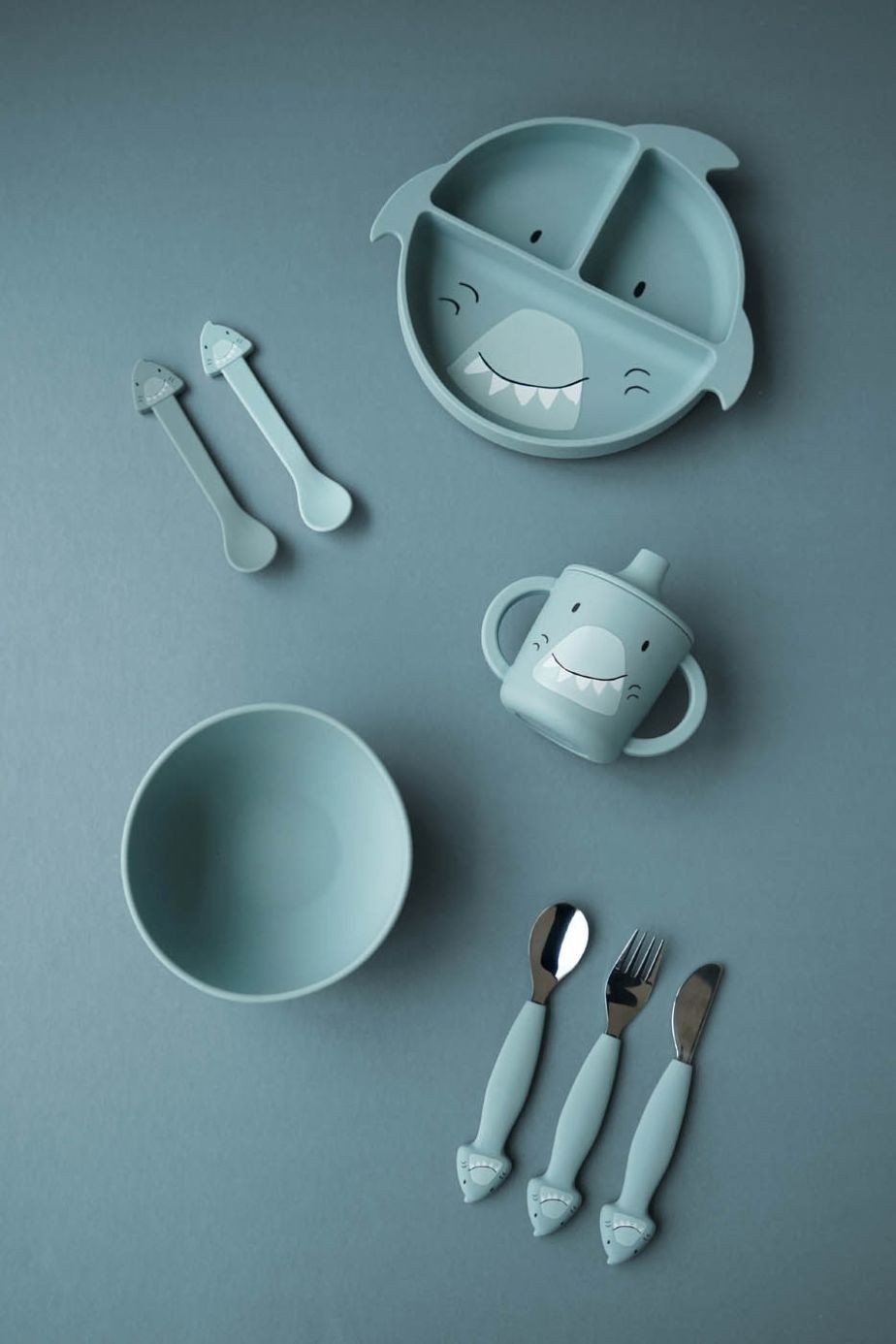 Silikoniniai stalo įrankiai – Ponas Ryklys