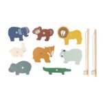 Medinės sūpynės vaikams Šeši viename su lenta ir kėde