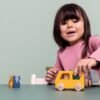 Medinis gyvūnėlių automobilių rinkinys