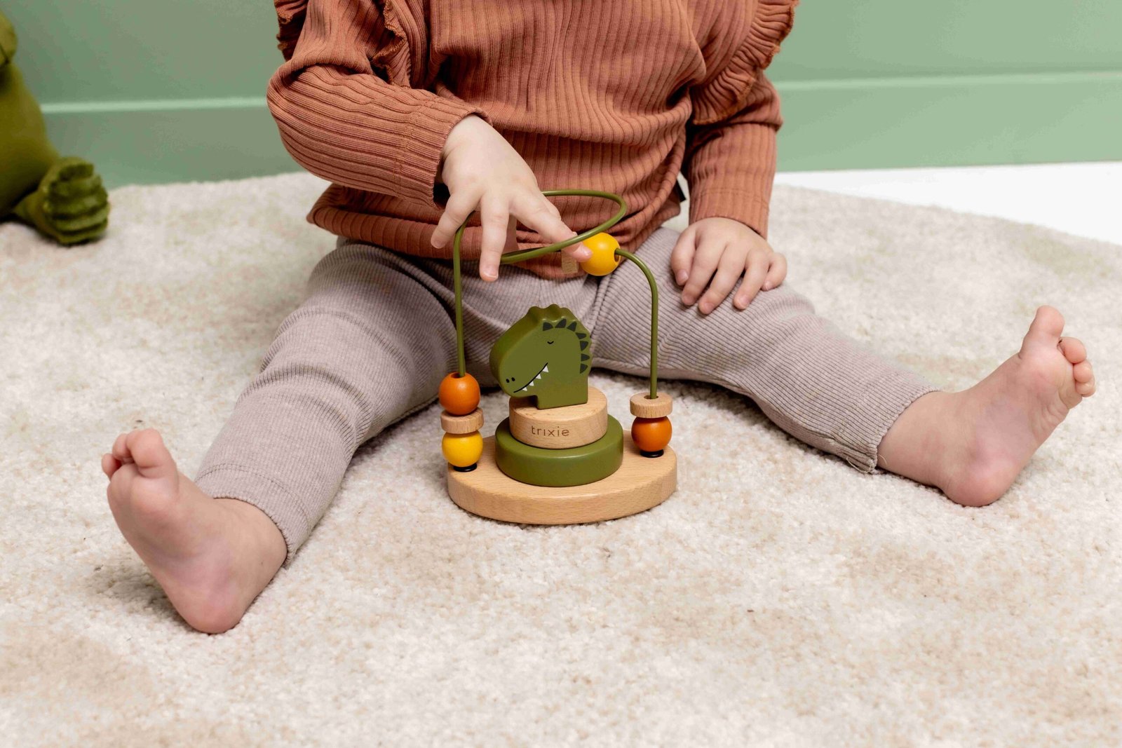 Medinis karoliukų labirintas – Dinozauras