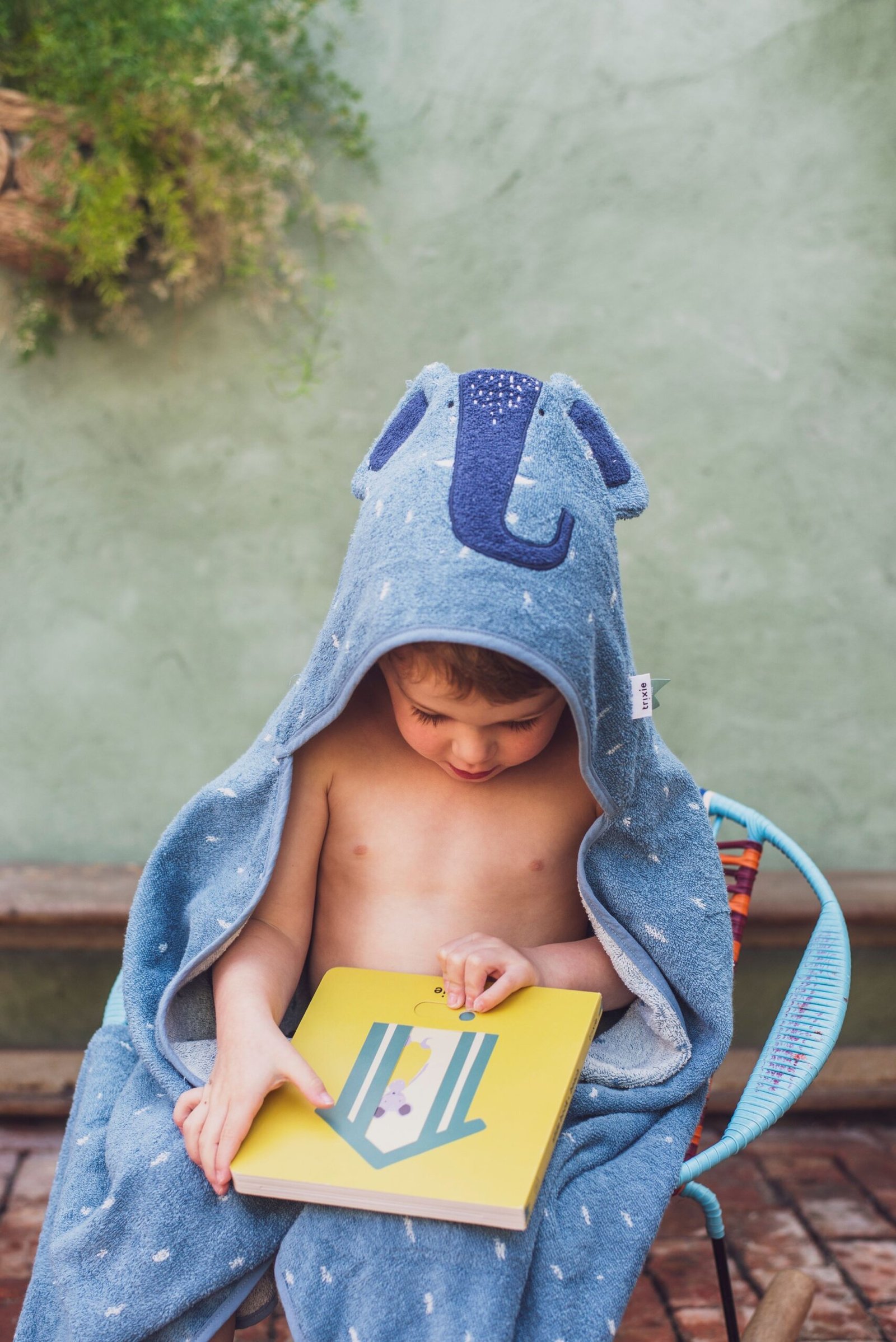 Rankšluostis su gobtuvu – Ponia Drambliukė