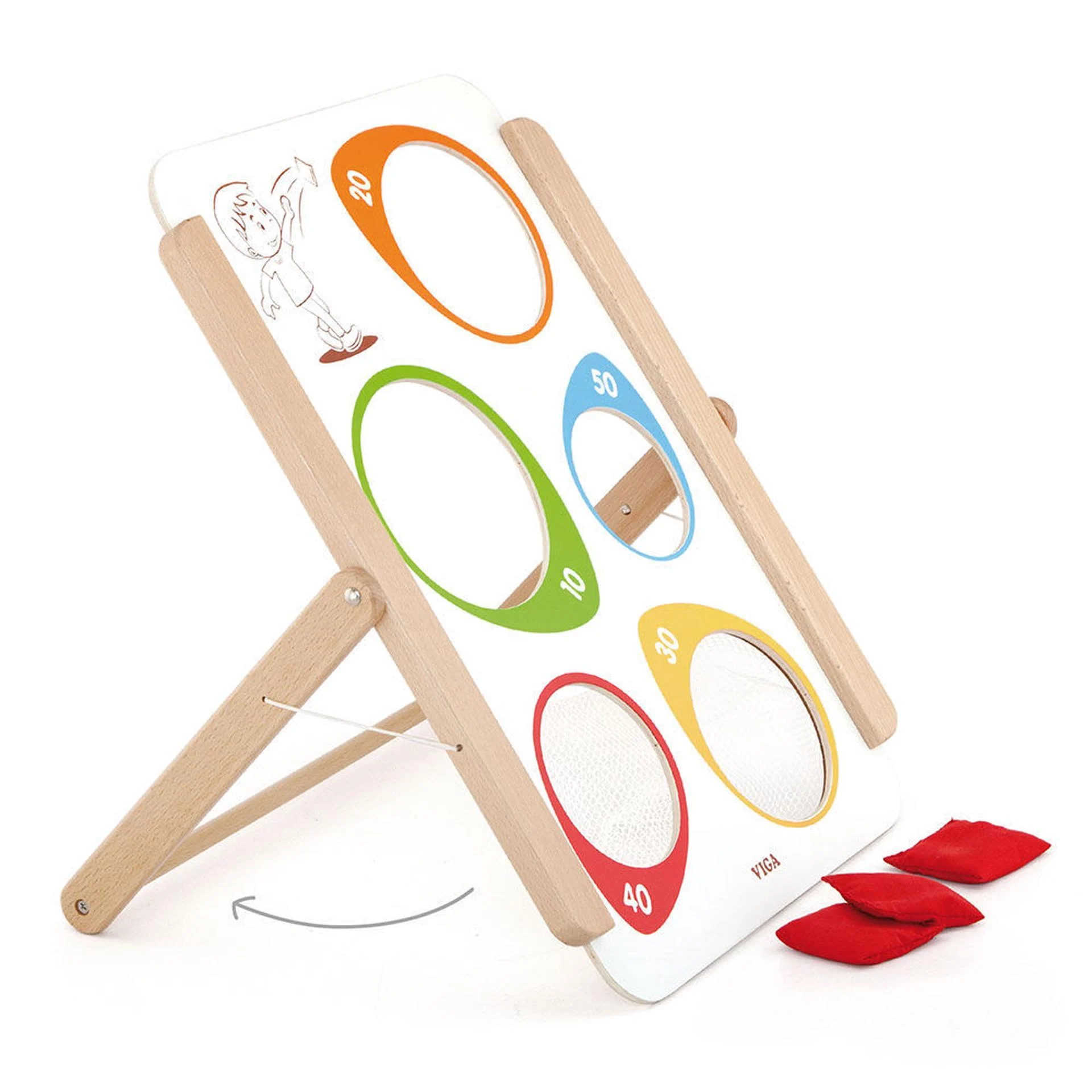 Mėtymas į taikinį - žaidimas vaikams