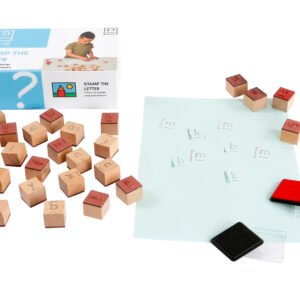 „Kuriu žodžius raidžių antspaudais“ - rašymo pradmenų ir žodžių struktūros lavinimas