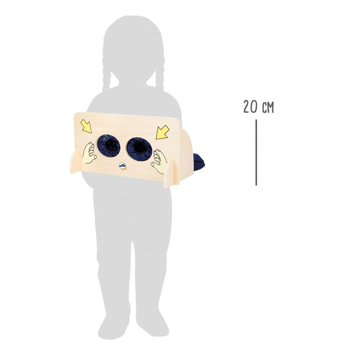 „Kas viduje?“- sensorinė lytėjimo dėžutė pojūčių pažinimui